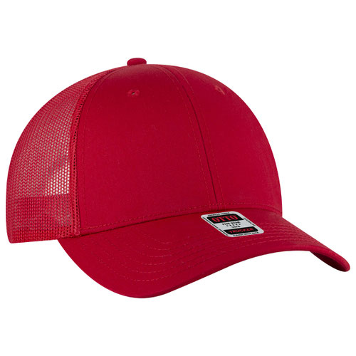 OTTO 6 Panel Mesh Back Trucker Hat