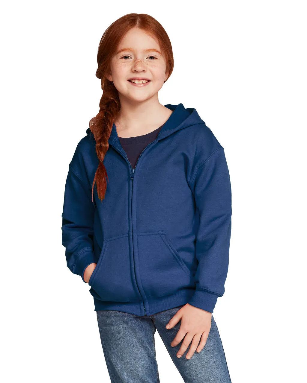Youth Full Zip Hooded Sweatshirt – Gildan® 18600B