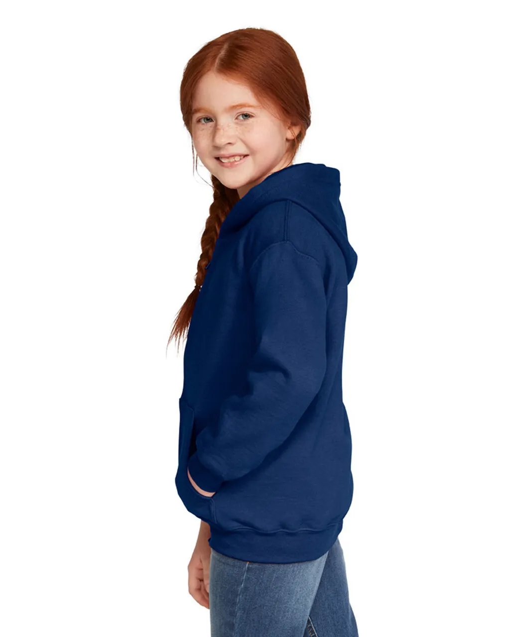 Youth Full Zip Hooded Sweatshirt – Gildan® 18600B