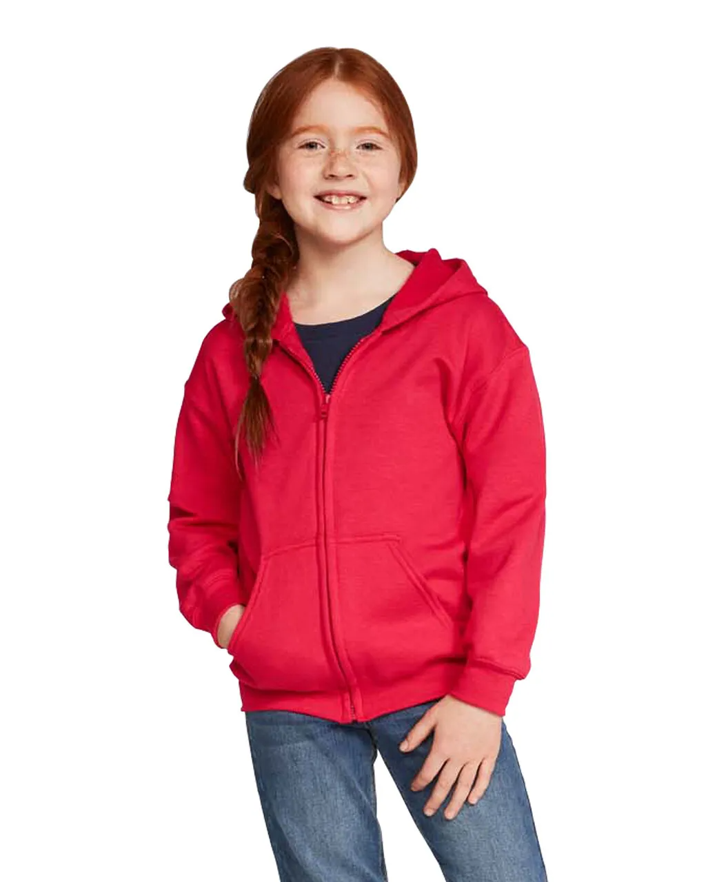 Youth Full Zip Hooded Sweatshirt – Gildan® 18600B