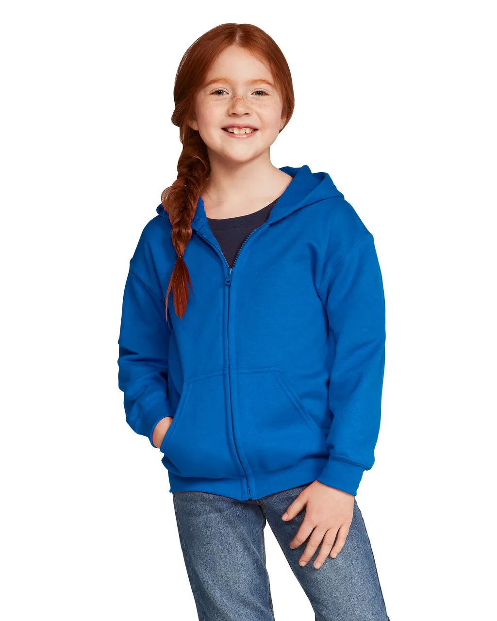 Youth Full Zip Hooded Sweatshirt – Gildan® 18600B