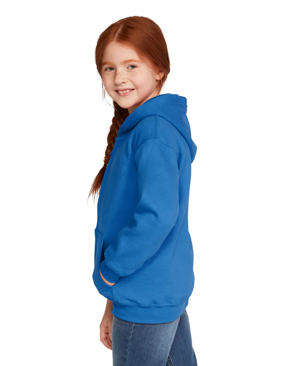 Youth Full Zip Hooded Sweatshirt – Gildan® 18600B