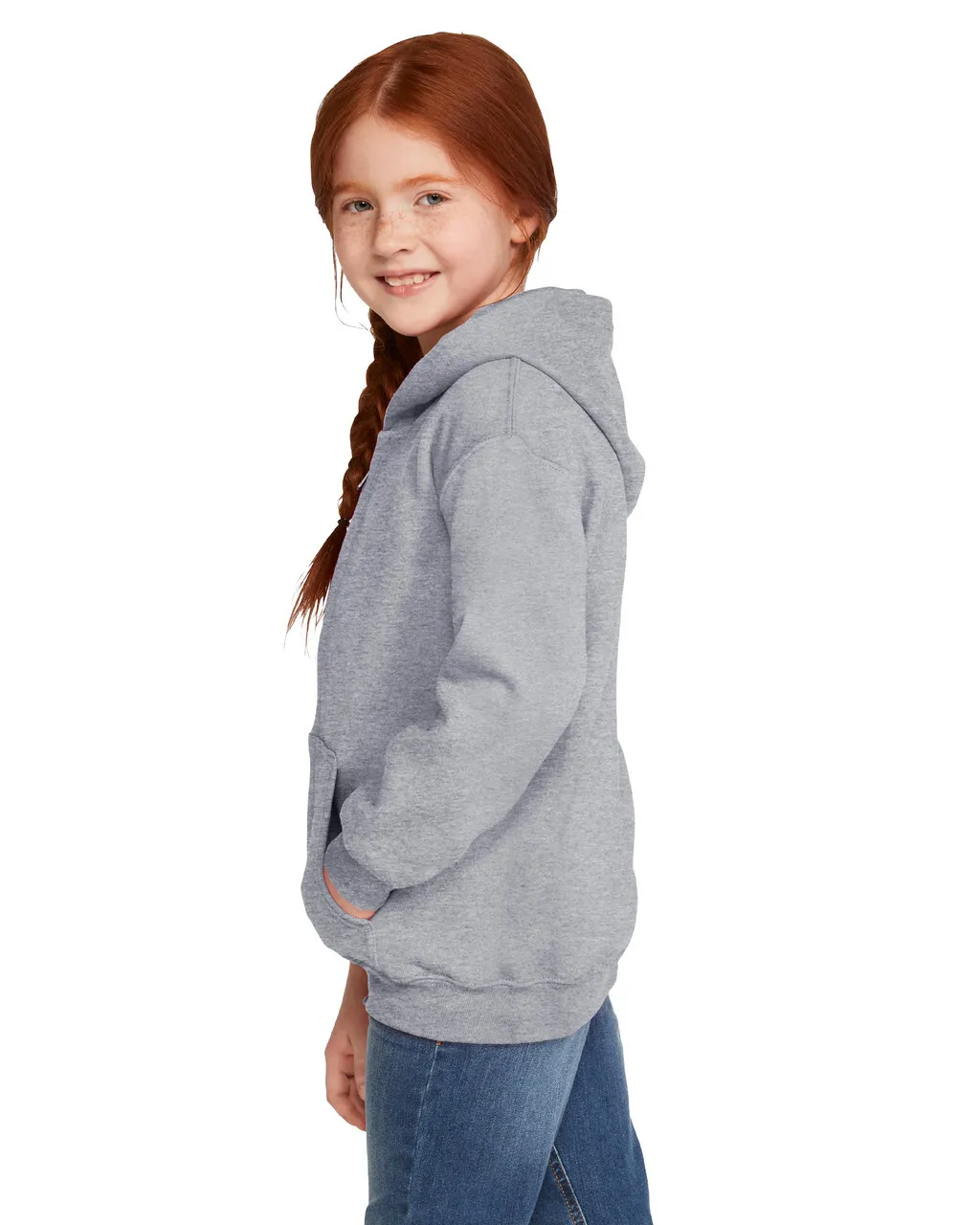 Youth Full Zip Hooded Sweatshirt – Gildan® 18600B