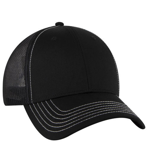 OTTO 6 Panel Mesh Back Trucker Hat