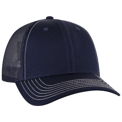 OTTO 6 Panel Mesh Back Trucker Hat