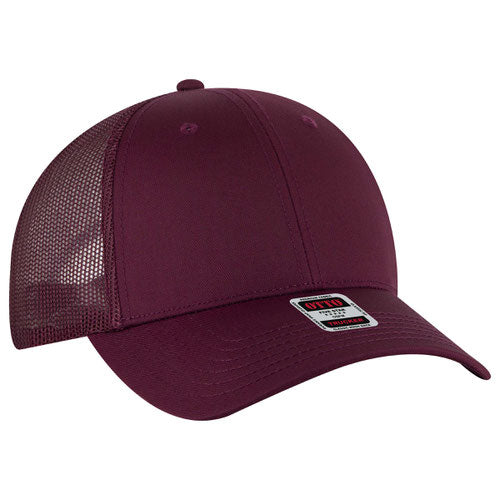 OTTO 6 Panel Mesh Back Trucker Hat