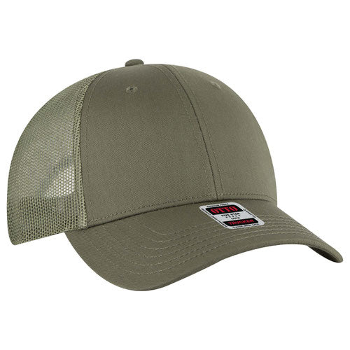 OTTO 6 Panel Mesh Back Trucker Hat