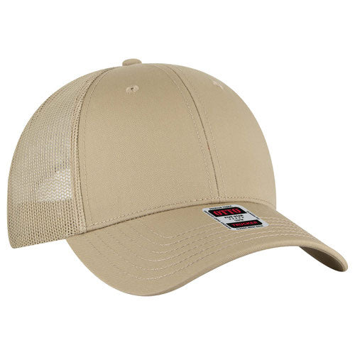 OTTO 6 Panel Mesh Back Trucker Hat